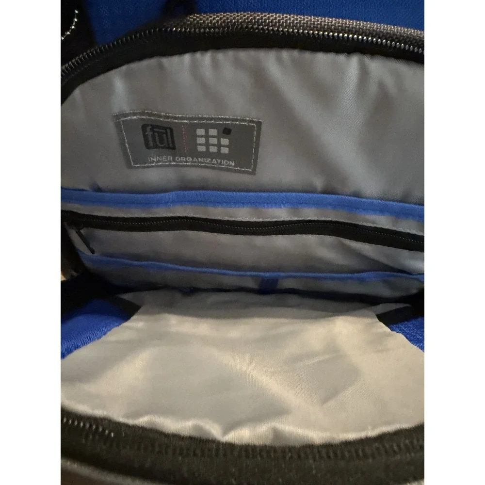 NEW Fūl Hexar Laptop Tablet Case Bag Backpack Blue & Gray 18